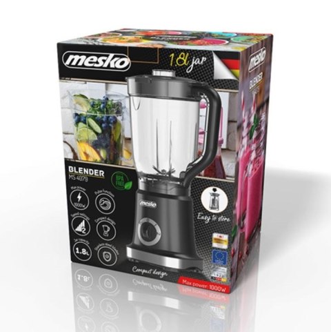 Blender kielichowy MESKO MS 4079 czarny