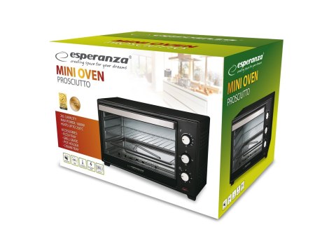 ESPERANZA MINI PIEKARNIK PROSCIUTTO 20L 1600W ROŻNEM EKO008 ESPERANZA MINI PIEKARNIK PROSCIUTTO 20L 1600W ROŻNEM EKO008