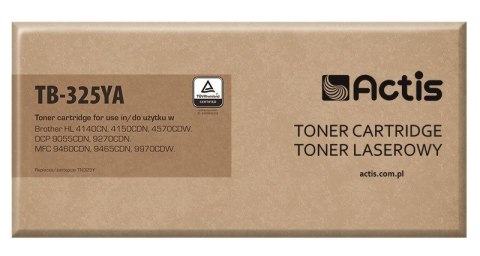 Actis TB-325YA Toner (zamiennik Brother TN-325Y; Standard; 3500 stron; żółty) Actis TB-325YA Toner (zamiennik Brother TN-325Y; Standard; 3500 stron; żółty)