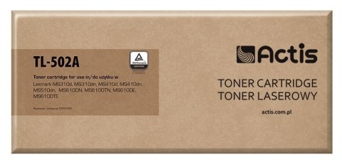 Actis TL-502A Toner (zamiennik Lexmark 50F2H00; Standard; 5000 stron; czarny) Actis TL-502A Toner (zamiennik Lexmark 50F2H00; Standard; 5000 stron; czarny)
