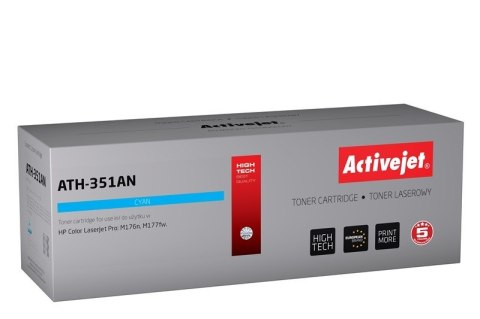 Activejet ATH-351AN Toner (zamiennik HP 205A CF351A; Supreme; 1100 stron; niebieski) Activejet ATH-351AN Toner (zamiennik HP 205A CF351A; Supreme; 1100 stron; niebieski)