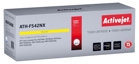 Activejet ATH-F542NX Toner (zamiennik HP 540 CF542X; Supreme; 2500 stron; żółty) Activejet ATH-F542NX Toner (zamiennik HP 540 CF542X; Supreme; 2500 stron; żółty)