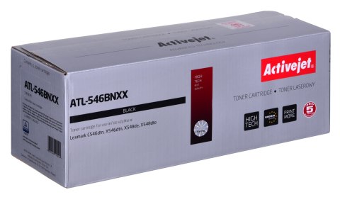 Activejet ATL-546BNXX Toner (zamiennik LEXMARK C546U1KG; Supreme; 8000 stron; czarny) Activejet ATL-546BNXX Toner (zamiennik LEXMARK C546U1KG; Supreme; 8000 stron; czarny)