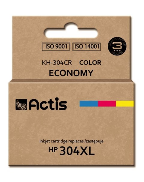 Actis KH-304CR Tusz (zamiennik HP 304XL N9K07AE; Premium; 18 ml; kolor) Actis KH-304CR Tusz (zamiennik HP 304XL N9K07AE; Premium; 18 ml; kolor)