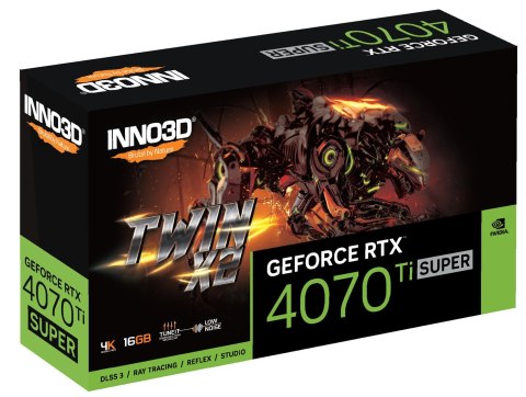 Karta graficzna INNO3D GeForce RTX 4070 Ti SUPER TWIN X2