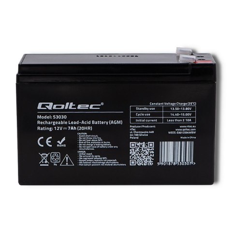 Akumulator żelowy Qoltec 53030