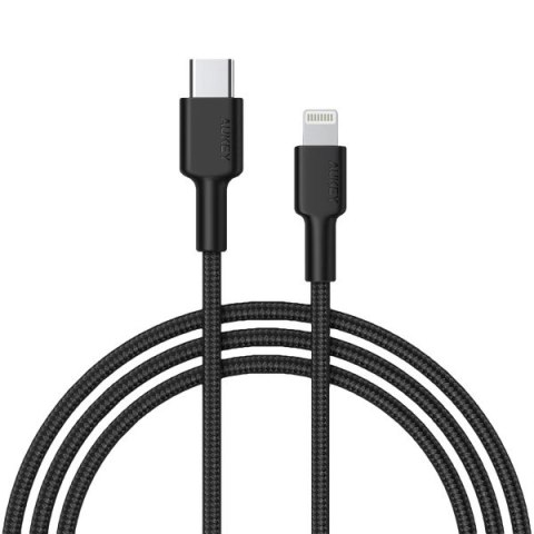 AUKEY CB-CL02 NYLONOWY KABEL USB C-LIGHTNING 1.2M AUKEY CB-CL02 NYLONOWY KABEL USB C-LIGHTNING 1.2M