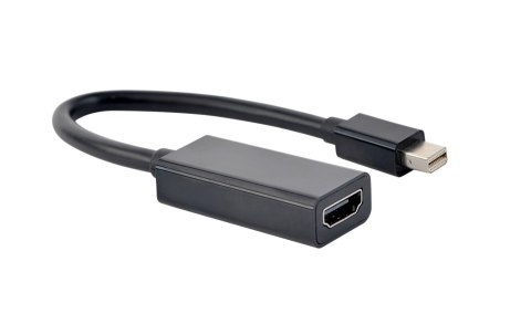 Adapter GEMBIRD A-MDPM-HDMIF-02 (Mini DisplayPort M - HDMI F; 0,15m; kolor czarny) Adapter GEMBIRD A-MDPM-HDMIF-02 (Mini DisplayPort M - HDMI F; 0,15m; kolor czarny)