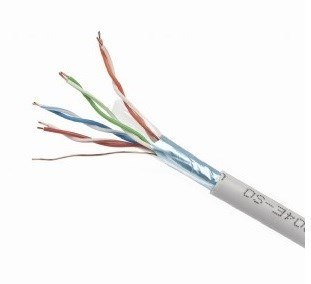 Kabel sieciowy GEMBIRD FPC-5004E-SO/100C (F/FTP; 100m; kat. 5e; kolor szary) Kabel sieciowy GEMBIRD FPC-5004E-SO/100C (F/FTP; 100m; kat. 5e; kolor szary)