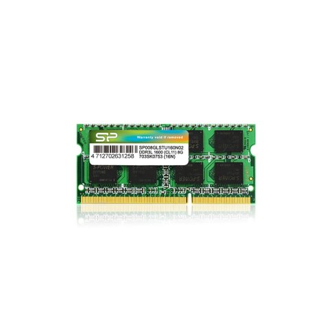 Pamięć RAM Silicon Power SODIMM DDR3 8GB (1x8GB) 1600MHz CL11 1.35V Low Voltage Pamięć RAM Silicon Power SODIMM DDR3 8GB (1x8GB) 1600MHz CL11 1.35V Low Voltage