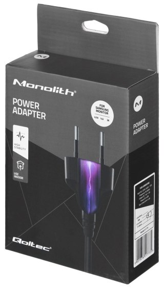 QOLTEC ZASILACZ DO MONITORA SAMSUNG 42W | 14V | 3A | 6.5*4.4 |+KABEL ZASILAJĄCY