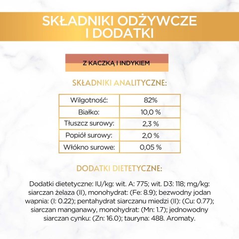 Gourmet Gold mokra karma dla kota z kaczką i indykiem 85g