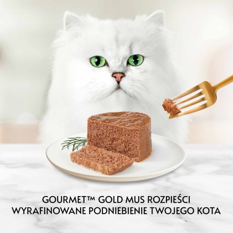 PURINA Gourmet Gold Mus z tuńczykiem - mokra karma dla kota - 85 g