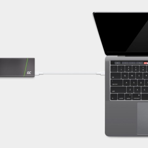 GREEN CELL KABEL KABGC30W GC POWERSTREAM USB-C - USB-C 120CM, POWER DELIVERY 60W, ULTRA CHARGE, QC 3.0, BIAŁY GREEN CELL KABEL KABGC30W GC POWERSTREAM USB-C - USB-C 120CM, POWER DELIVERY 60W, ULTRA CHARGE, QC 3.0, BIAŁY