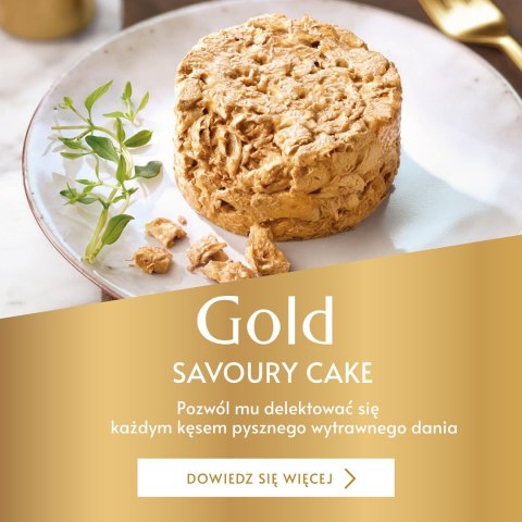 Gourmet Gold Savoury Cake jagnięcina i zielona fasola - mokra karma dla kota - 85 g