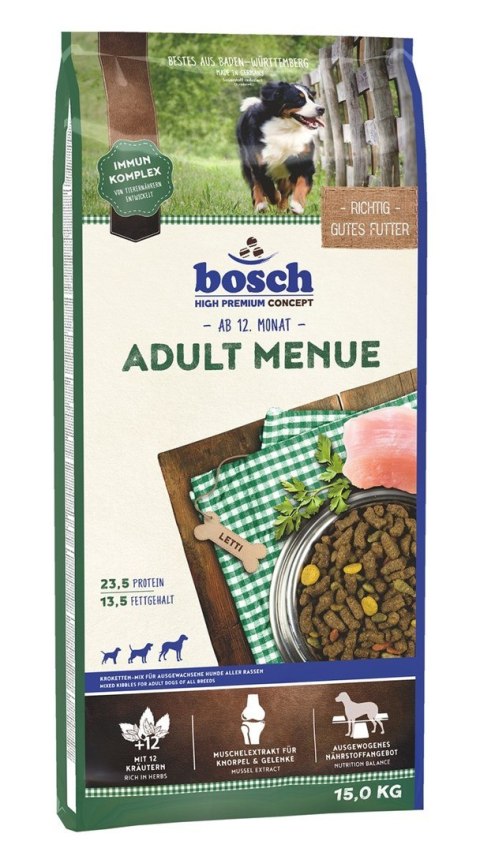 BOSCH Adult Menue - sucha karma dla psa - 15 kg BOSCH Adult Menue - sucha karma dla psa - 15 kg