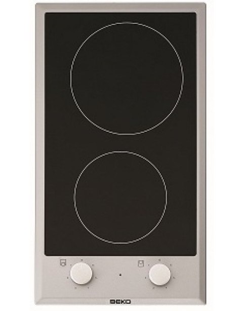 Płyta ceramiczna Beko HDCC 32200 X (2 pola grzejne; kolor inox) Płyta ceramiczna Beko HDCC 32200 X (2 pola grzejne; kolor inox)