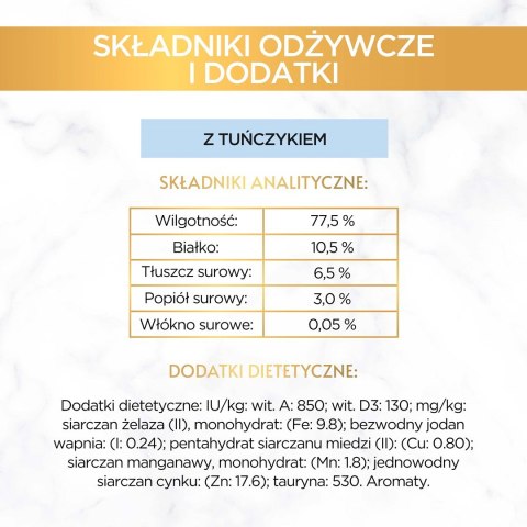 PURINA Gourmet Gold Mus z tuńczykiem - mokra karma dla kota - 85 g