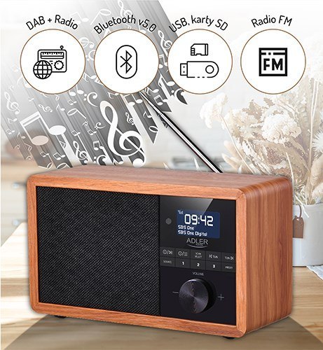 Radio DAB+ ADLER AD 1184 Radio DAB+ ADLER AD 1184