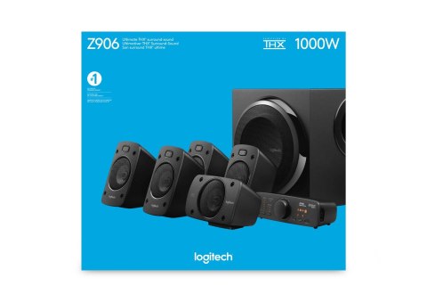 Zestaw głośników Logitech Z-906 980-000468 (5.1; kolor czarny)