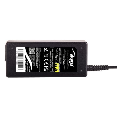 Zasilacz sieciowy Akyga AK-ND-05 do notebooka DELL (19,5 V; 3,34 A; 65W; 7.4 mm x 5 mm) Zasilacz sieciowy Akyga AK-ND-05 do notebooka DELL (19,5 V; 3,34 A; 65W; 7.4 mm x 5 mm)