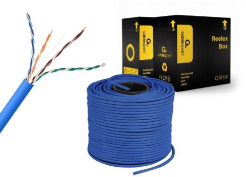 GEMBIRD UTP KABEL DRUT KAT 5E CCA 305M NIEBIESKI AWG24 GEMBIRD UTP KABEL DRUT KAT 5E CCA 305M NIEBIESKI AWG24