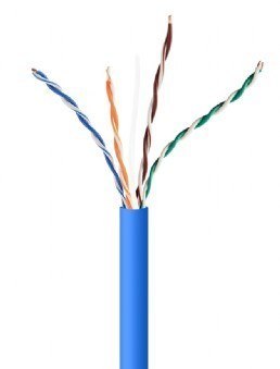 GEMBIRD UTP KABEL DRUT KAT 5E CCA 305M NIEBIESKI AWG24 GEMBIRD UTP KABEL DRUT KAT 5E CCA 305M NIEBIESKI AWG24