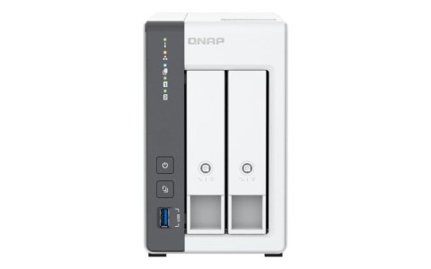Qnap TS-216G, Tower, 2 x 2.5"/3.5" SATA, ARM 2.0GHz Quad core, 4GB, 1 x 2.5GbE + 1 x GbE, External adapter (PSU) Qnap TS-216G, Tower, 2 x 2.5"/3.5" SATA, ARM 2.0GHz Quad core, 4GB, 1 x 2.5GbE + 1 x GbE, External adapter (PSU)