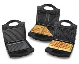 Opiekacz do kanapek Esperanza Muffuletta EKT005 (700W; kolor czarny, kolor inox) Opiekacz do kanapek Esperanza Muffuletta EKT005 (700W; kolor czarny, kolor inox)