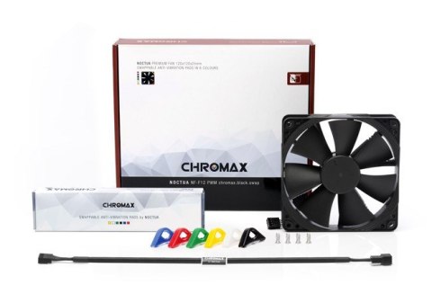 Wentylator NOCTUA 120mm NF-F12 PWM CHromax Black Swap colors Wentylator NOCTUA 120mm NF-F12 PWM CHromax Black Swap colors