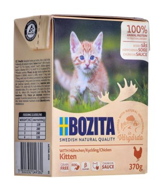 BOZITA Chunks in sauce - mokra karma dla kociąt - 370g