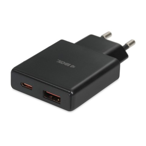 IBOX ŁADOWARKA UNIWERSALNA C-43 GAN PD30W SLIM USB A+C BLACK IBOX ŁADOWARKA UNIWERSALNA C-43 GAN PD30W SLIM USB A+C BLACK