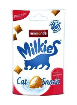 ANIMONDA Milkie Knusperkissen Wellness - przysmak dla kota 30g ANIMONDA Milkie Knusperkissen Wellness - przysmak dla kota 30g