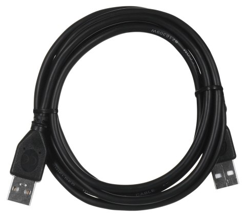Kabel GEMBIRD CCP-USB2-AMAM-6 (USB 2.0 typu A M - USB 2.0 typu A M; 1,8m; kolor czarny) Kabel GEMBIRD CCP-USB2-AMAM-6 (USB 2.0 typu A M - USB 2.0 typu A M; 1,8m; kolor czarny)