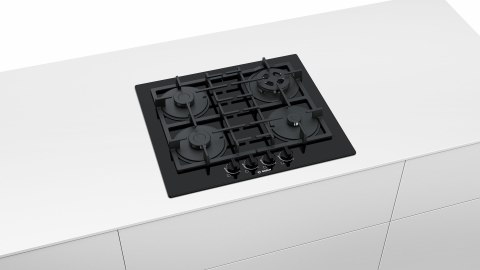 Płyta gazowa BOSCH PNP6B6B90 (4 pola grzejne; kolor czarny) Płyta gazowa BOSCH PNP6B6B90 (4 pola grzejne; kolor czarny)
