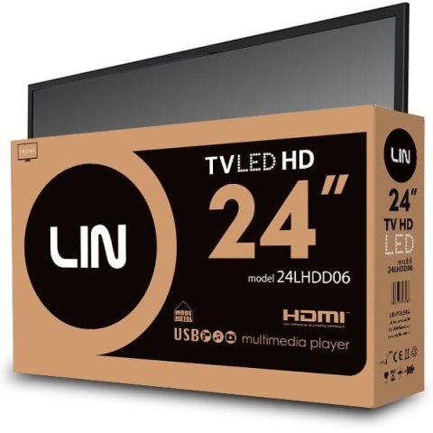 TV 24" LIN 24LHDD06 HD Ready DVB-T2 TV 24" LIN 24LHDD06 HD Ready DVB-T2