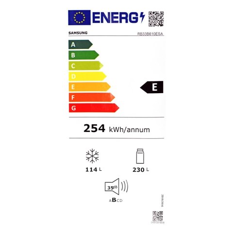 Chłodziarko-zamrażarka SAMSUNG RB33B610ESA