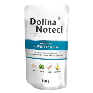 DOLINA NOTECI Premium bogata w pstrąga - mokra karma dla psa - 150g