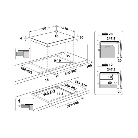 Płyta indukcyjna WHIRLPOOL WS Q2160 NE