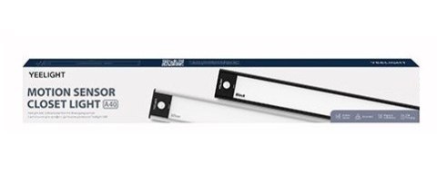 Lampka do szafy z czujnikiem ruchu Yeelight Closet Light 40cm (Czarny) 2700K Lampka do szafy z czujnikiem ruchu Yeelight Closet Light 40cm (Czarny) 2700K