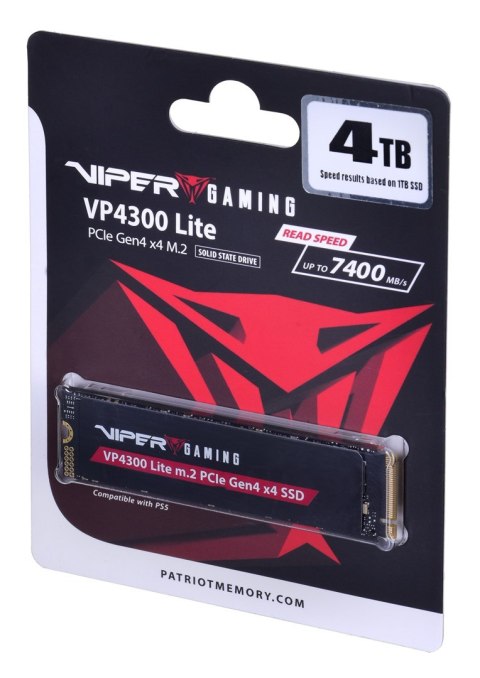 SSD Patriot Viper VP4300L M.2 PCI-Ex4 NVMe 4TB SSD Patriot Viper VP4300L M.2 PCI-Ex4 NVMe 4TB