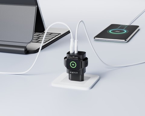Ładowarka Havit USB-C+USB-A UC132 EU Ładowarka Havit USB-C+USB-A UC132 EU