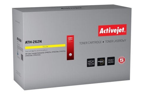 Activejet ATH-262N Toner (zamiennik HP 648A CE262A; Supreme; 11000 stron; żółty) Activejet ATH-262N Toner (zamiennik HP 648A CE262A; Supreme; 11000 stron; żółty)