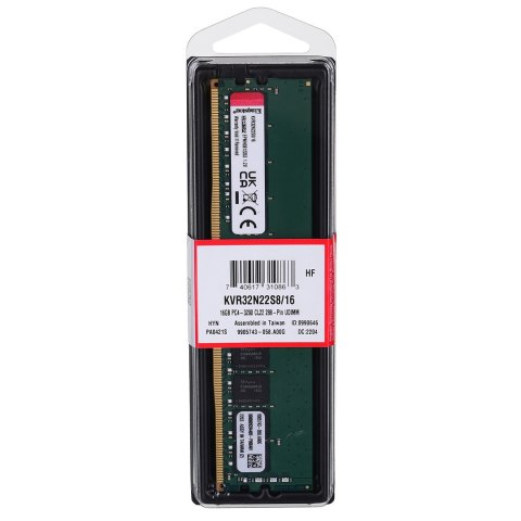 KINGSTON DDR4 16GB 3200MT/s CL22 DIMM KINGSTON DDR4 16GB 3200MT/s CL22 DIMM