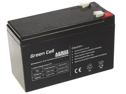 GREEN CELL AKUMULATOR ŻELOWY AGM05 12V 7,2AH