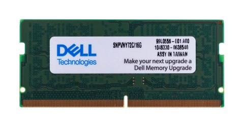 Dell Memory Upgrade - 16GB - 1RX8 DDR5 SO-DIMM 4800