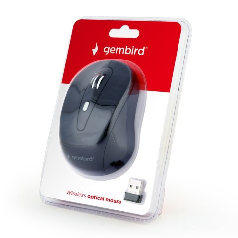 Mysz GEMBIRD MUSW-6B-01 (optyczna; 1600 DPI; kolor czarny) Mysz GEMBIRD MUSW-6B-01 (optyczna; 1600 DPI; kolor czarny)