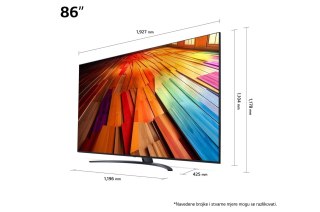 Telewizor 86" LG 86UT81003LA