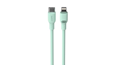 Kabel Havit Typ C-Lightning CB6281 1.0m (zielony) Kabel Havit Typ C-Lightning CB6281 1.0m (zielony)