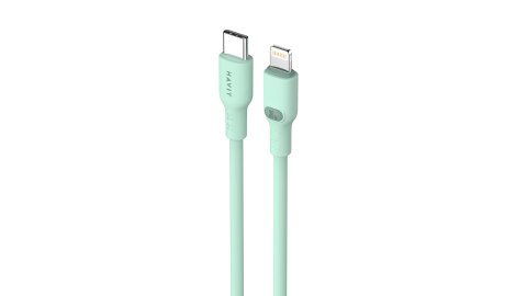 Kabel Havit Typ C-Lightning CB6281 1.0m (zielony) Kabel Havit Typ C-Lightning CB6281 1.0m (zielony)